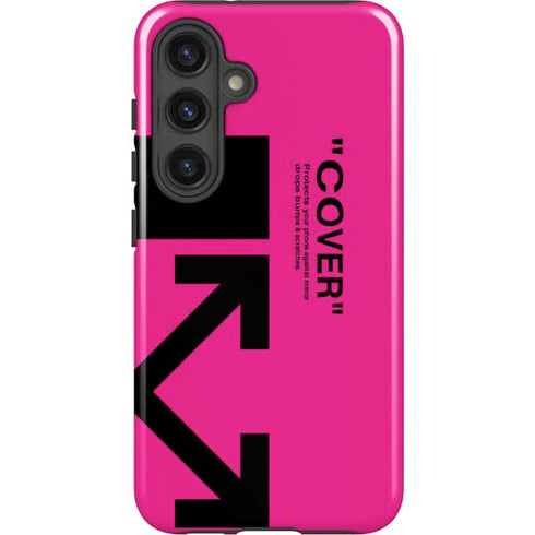Black and Pink Arrows Galaxy S25 Impact Case