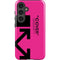 Black and Pink Arrows Galaxy S25 Impact Case