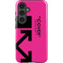 Black and Pink Arrows Galaxy S25 Impact Case