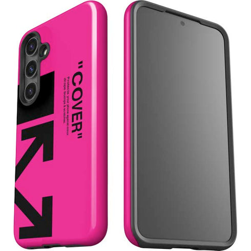 Black and Pink Arrows Galaxy S25 Impact Case