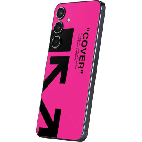 Black and Pink Arrows Galaxy S25 Skin