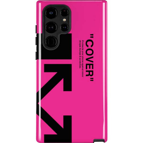 Black and Pink Arrows Galaxy Cases