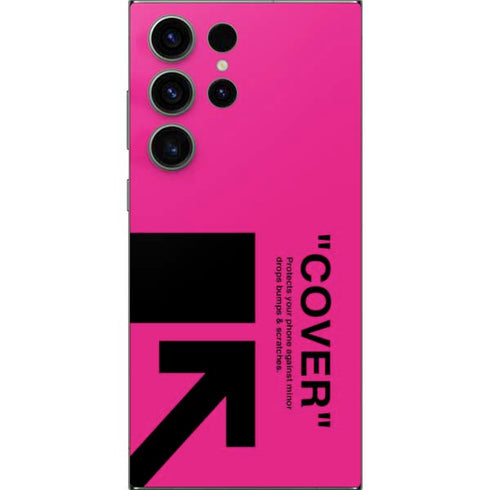 Black and Pink Arrows Galaxy S25 Ultra Skin