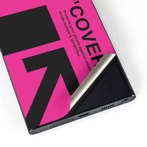 Black and Pink Arrows Galaxy S25 Ultra Skin
