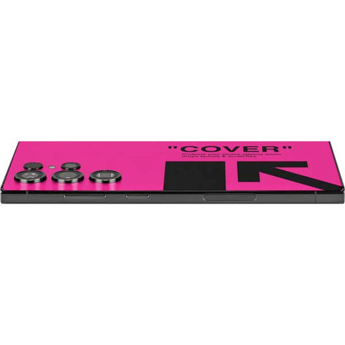 Black and Pink Arrows Galaxy S25 Ultra Skin