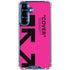 Black and Pink Arrows Galaxy S25 FE Clear Case