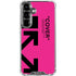 Black and Pink Arrows Galaxy S26 Clear Case
