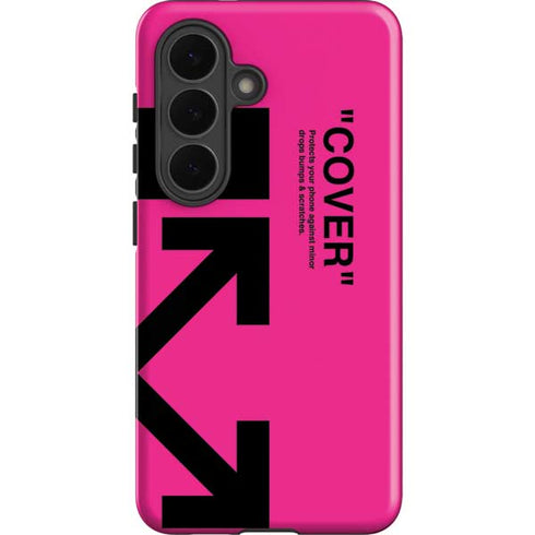 Black and Pink Arrows Galaxy S26 Impact Case