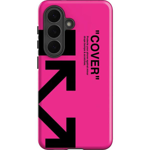 Black and Pink Arrows Galaxy S26 Plus Impact Case