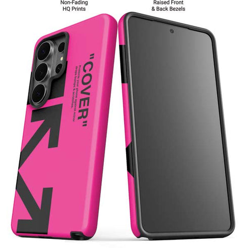 Black and Pink Arrows Galaxy S26 Ultra Impact Case