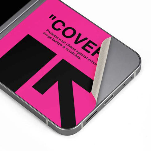 Black and Pink Arrows Galaxy Z Flip6 Skin