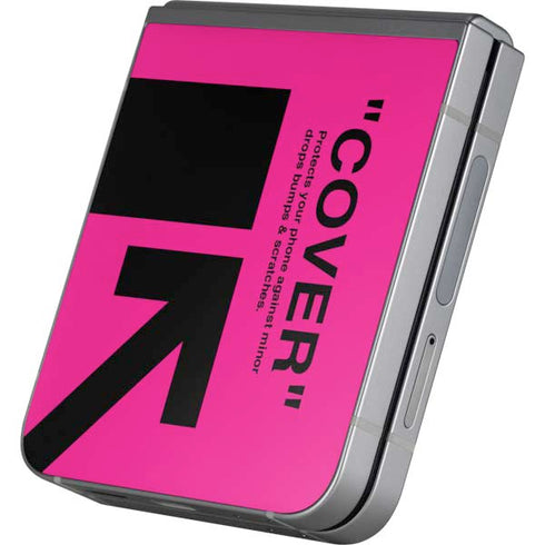 Black and Pink Arrows Galaxy Z Flip6 Skin