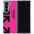 Black and Pink Arrows Galaxy Z Fold5 5G Clear Case