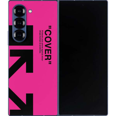 Black and Pink Arrows Galaxy Z Fold6 Skin