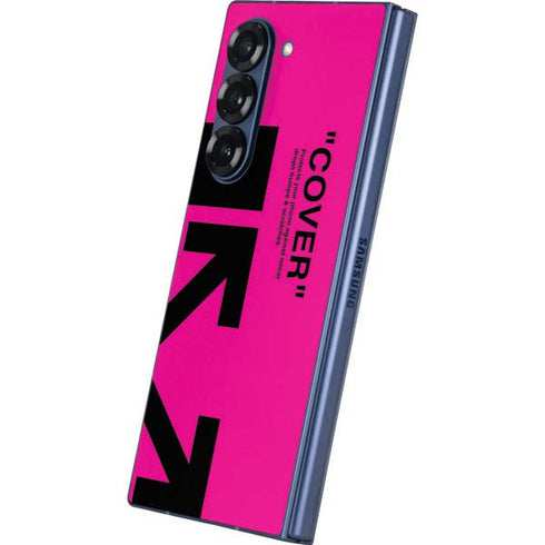 Black and Pink Arrows Galaxy Z Fold6 Skin