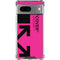 Black and Pink Arrows Google Pixel 8a Clear Case