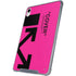Black and Pink Arrows iPad 11th Gen (2025) Clear Case