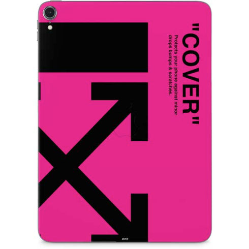 Black and Pink Arrows Apple iPad Pro Skin