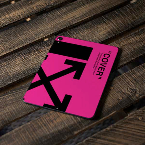 Black and Pink Arrows Apple iPad Pro Skin