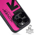 Black and Pink Arrows iPhone 14 Pro Kickstand Case