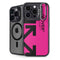 Black and Pink Arrows iPhone 14 Pro Max Kickstand Case