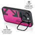 Black and Pink Arrows iPhone 15 Plus Kickstand Case