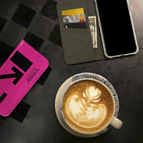 Black and Pink Arrows iPhone 15 Pro Folio Case