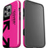 Black and Pink Arrows iPhone 15 Pro Impact Case