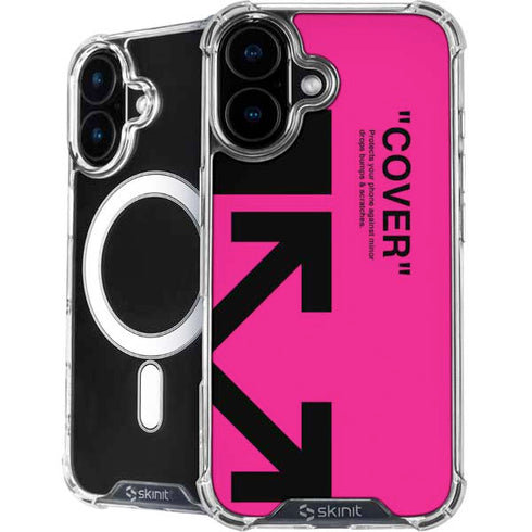 Black and Pink Arrows iPhone 16 MagSafe Case