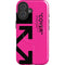 Black and Pink Arrows iPhone 16 Magsafe Impact Case