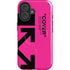 Black and Pink Arrows iPhone 16 Magsafe Impact Case
