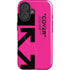 Black and Pink Arrows iPhone 16 Plus Magsafe Impact Case