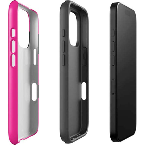 Black and Pink Arrows iPhone 16 Pro Impact Case