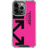 Black and Pink Arrows iPhone 16 Pro Max Clear Case