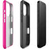 Black and Pink Arrows iPhone 16 Pro Max Impact Case