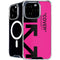 Black and Pink Arrows iPhone 16 Pro Max MagSafe Case