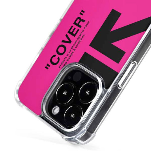 Black and Pink Arrows iPhone 16 Pro Max MagSafe Case