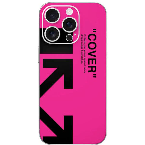 Black and Pink Arrows iPhone 16 Pro Skin