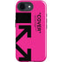 Black and Pink Arrows iPhone 16e Impact Case