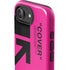 Black and Pink Arrows iPhone 16e Impact Case
