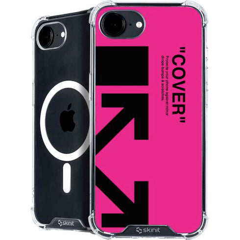 Black and Pink Arrows iPhone 16e MagSafe Case