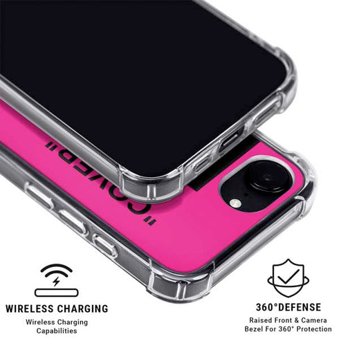 Black and Pink Arrows iPhone 16e MagSafe Case