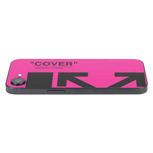 Black and Pink Arrows iPhone 16e Skin