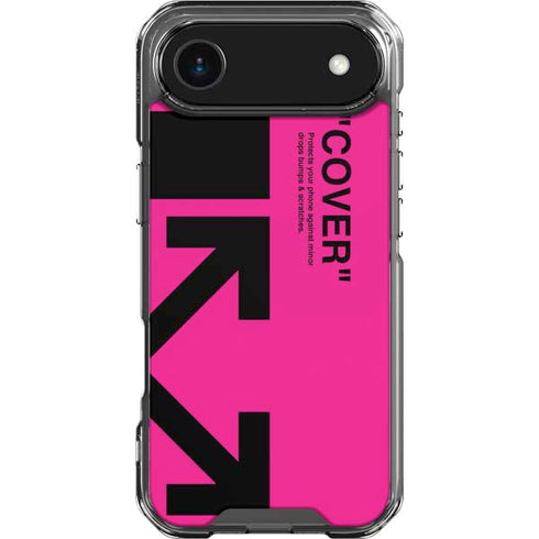 Black and Pink Arrows iPhone 17 Air Clear Case