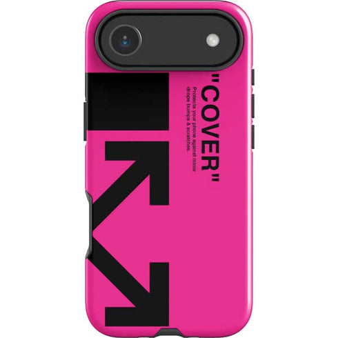 Black and Pink Arrows iPhone 17 Air Impact Case