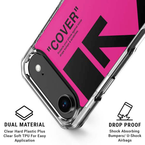 Black and Pink Arrows iPhone 17 Air MagSafe Case
