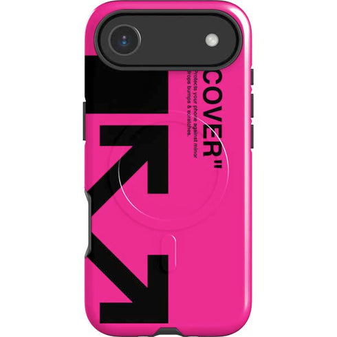 Black and Pink Arrows iPhone 17 Air Magsafe Impact Case