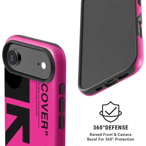 Black and Pink Arrows iPhone 17 Air Magsafe Impact Case