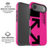 Black and Pink Arrows iPhone 17 Air Magsafe Impact Case
