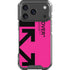 Black and Pink Arrows iPhone 17 Pro Clear Case